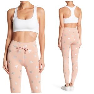 C&C California Metallic Star Drawstring Leggings